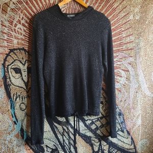 111 State Shimmery/ Sparkling dressy hoody/ long sleeve shirt